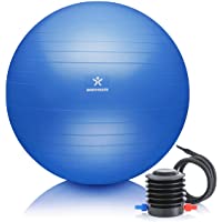 BODYMATE Pelota de Ejercicio para Fitnes con Sistema antirreventones | con bombín | Bola de Yoga Pilates y Ejercicio…
